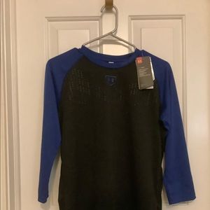 NWT Boy’s Under Armour 3/4  Sleeve Shirt